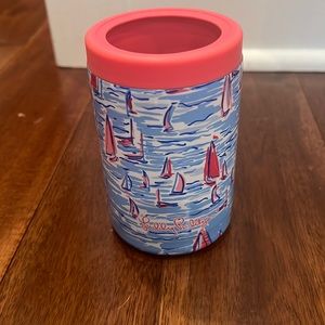 NWOT Lilly Pulitzer Insulated Boatylicious Can Tumbler - comes with two tops